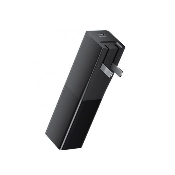 Lenovo Thinkplus GaN 2-in-1 Portable Charger Pro 30W 5000mAh-Black 4X21N77154