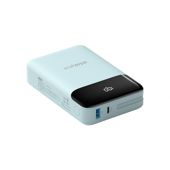 Lenovo Thinkplus 20000mAh built-in corded power bank (blue) 4XV1N53110