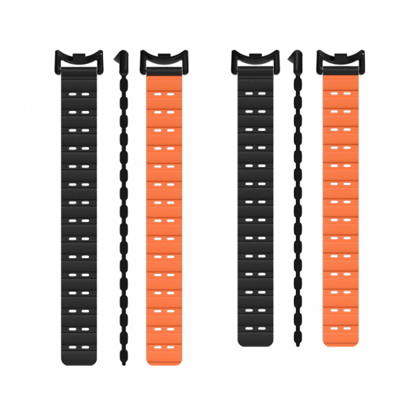 Xiaomi Chain Magnetic Chain Magnetic Wristband (14mm) Black/Orange 64947