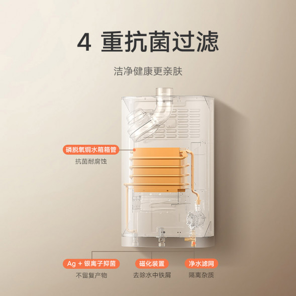 Xiaomi Mijia Intelligent zero cold water gas water heater 18L S2 48974