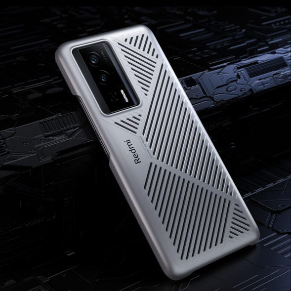 Xiaomi Redmi K60 Ice Cooling Protective Case War Wing Silver 46861