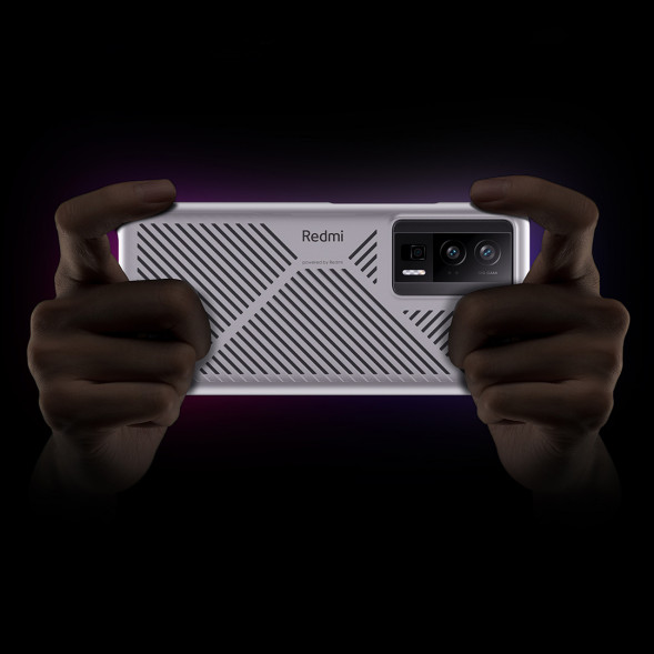 Xiaomi Redmi K60 Ice Cooling Protective Case War Wing Silver 46861