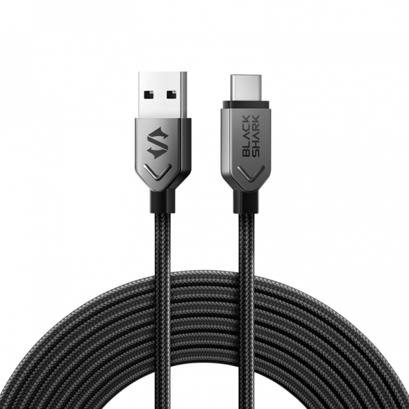 Xiaomi Black Shark Fengxing 6A fast charging data cable super long straight front 40529