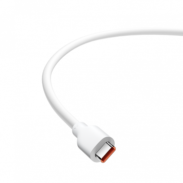 Xiaomi 6A skin-friendly silicone fast charging data cable 2m (A to C) white 200cm 58643