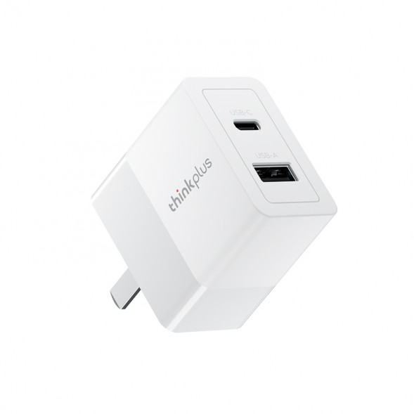Lenovo Thinkplus light and shadow series A+C multi-port charger 20W white 4X21P39275