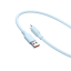 Xiaomi 6A skin-friendly silicone fast charging data cable 2m (A to C) blue 200cm 59437