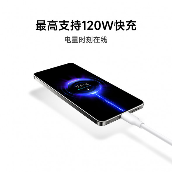 Xiaomi 6A skin-friendly silicone fast charging data cable 2m (A to C) blue 200cm 59437