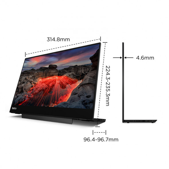 Lenovo ThinkVision Portable Monitor M14t Gen2 Monitor 63FDUAR6CB