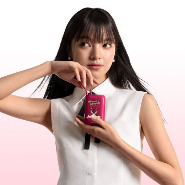 Xiaomi Comes with corded power bank 10000mAh Disney 100th Anniversary Limited Edition Toy Story Strawberry Bear 54834