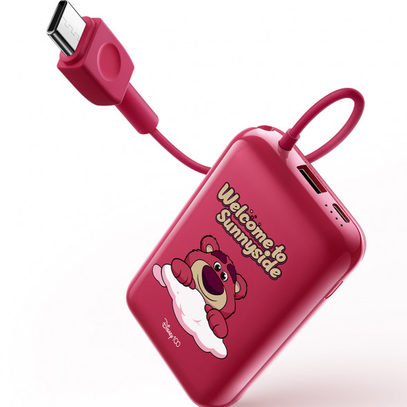 Xiaomi Comes with corded power bank 10000mAh Disney 100th Anniversary Limited Edition Toy Story Strawberry Bear 54834