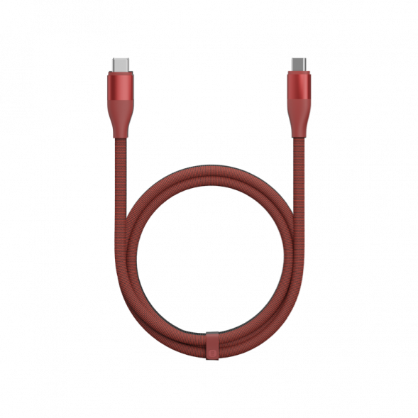 Xiaomi 6A dual Type-C high-speed braided data cable dark red 54788