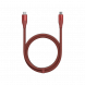 Xiaomi 6A dual Type-C high-speed braided data cable dark red 54788