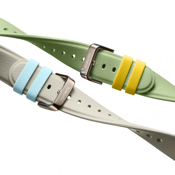 Xiaomi Mi Band 7Pro Imitation Leather Silicone Wristband Van Gogh Green 43375