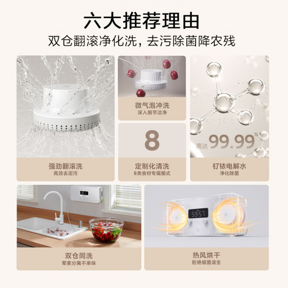 Xiaomi Mijia Fruit and vegetable cleaning machine 48663