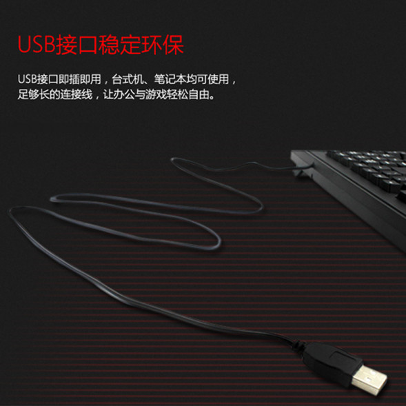 Lenovo Wired Keyboard K4800S-Black 31099148