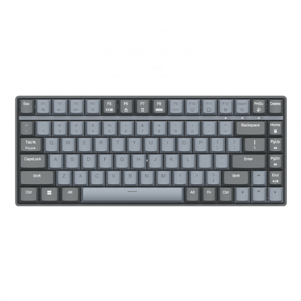 Lenovo Xiaoxin Keyboard/K1 Light Wireless Keyboard and Mouse Set Dusk Gray QXR1P42836