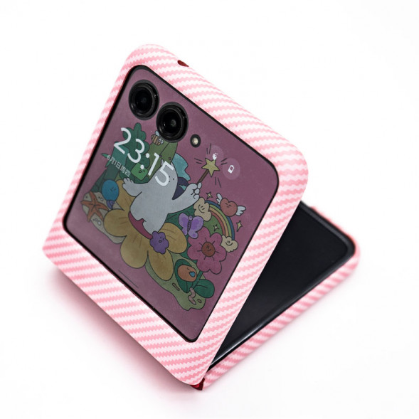 Lenovo Motorola (moto) Mobile Tail razr 40 ultra protective case/protective case (Pink) 6974621960224