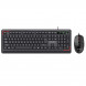 Lenovo Erazer Wired keyboard and mouse set KM201/black 31111704