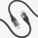 Xiaomi 6A dual Type-C braided data cable dark gray 52837