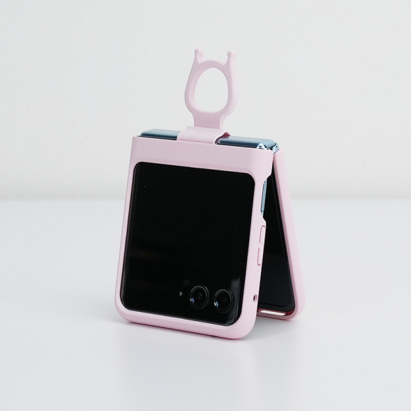 Lenovo Motorola (moto) razr 40 Ultra Moo Series Silicone Ring Folding Protective Case/Sakura Pink QX41M44947