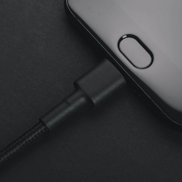 Xiaomi USB-C data cable braided version 100cm black 17236