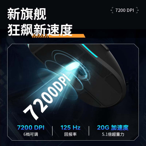 Lenovo Erazer Wired Gaming Mouse G302 Pro White/Wired Mouse 65011752