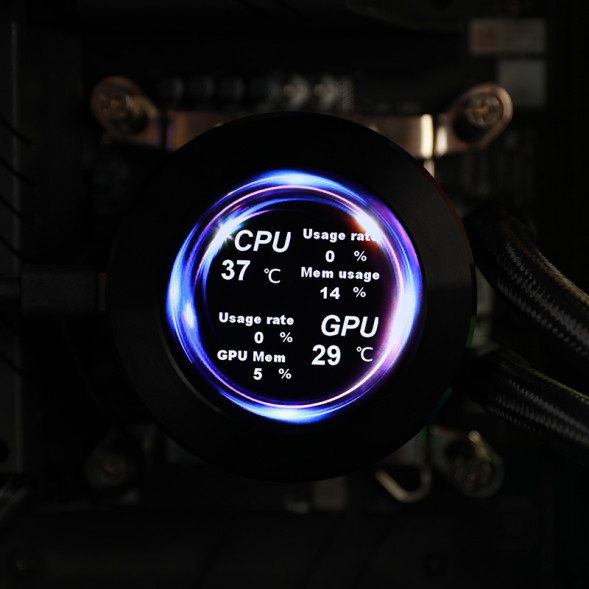 Lenovo Legion Blade 7000 overclocking custom water cooling radiator black 65010107