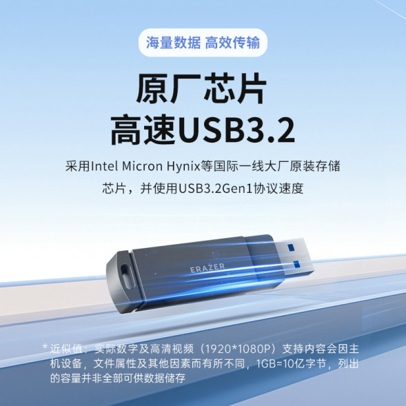 Lenovo Erazer 32GB/F503 dual interface, gunmetal color (reading speed up to 130MB/s) 65014557