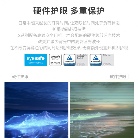 Lenovo ThinkVision S series/(micro-bezel business screen) S22i-30 63FCKASBCB