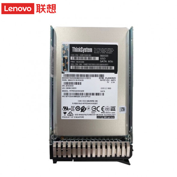 Lenovo ThinkSystem server dedicated solid state drive 480GB SSD 2.5 inches 480RC003