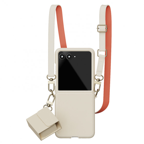 Lenovo Motorola (moto) Fashion plain leather protective case/white QX41Q38945