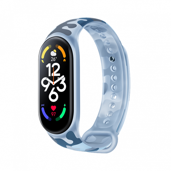 Xiaomi Mi Band 7 Camouflage Wristband Camouflage Blue 41949