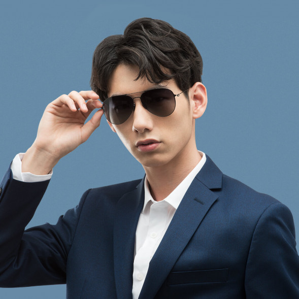 Xiaomi Mijia Aviator Sunglasses Pro Oval Frame Gradient Gray 22250