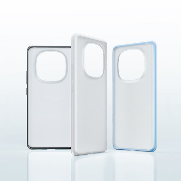 Xiaomi Redmi Note 14 Pro ROCK matte anti-fall protective case clear blue 62919