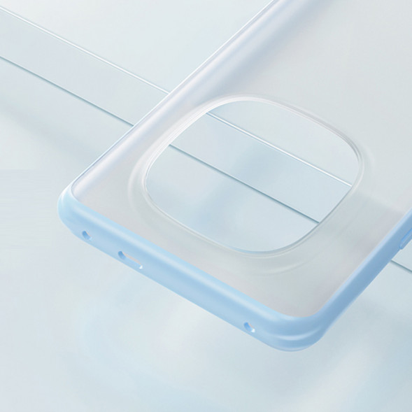 Xiaomi Redmi Note 14 Pro ROCK matte anti-fall protective case clear blue 62919