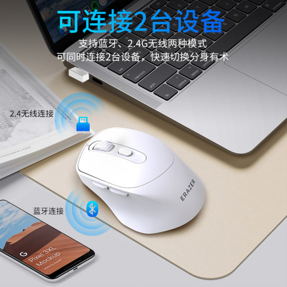 Lenovo Erazer (Dual-mode connection) Wireless Mouse N500-Black 31115818