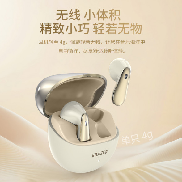 Lenovo Erazer (ETK-W01)Noise Canceling Bluetooth Headphones Beige 65014748