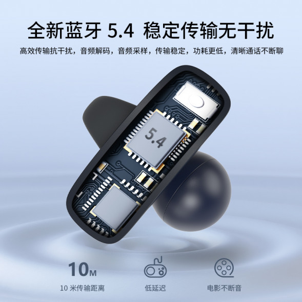 Lenovo Erazer (Bluetooth 5.4) Wireless clip-on headphones ETX-Z01 white 65014751