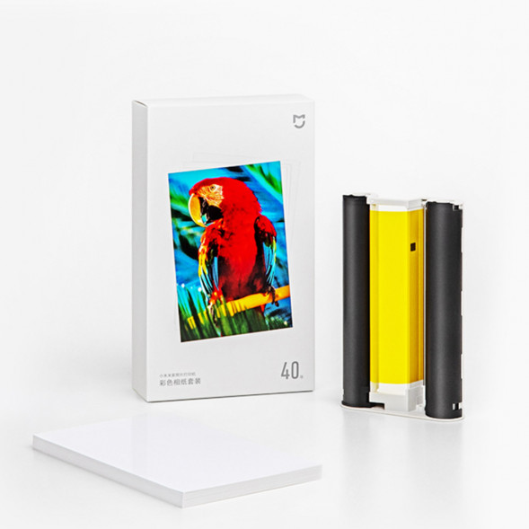 Xiaomi Mijia Photo printer color photo paper set 80 sheets 23608