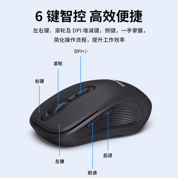Lenovo Erazer (First Choice for Office) Wireless Mouse N300-Black 31115823