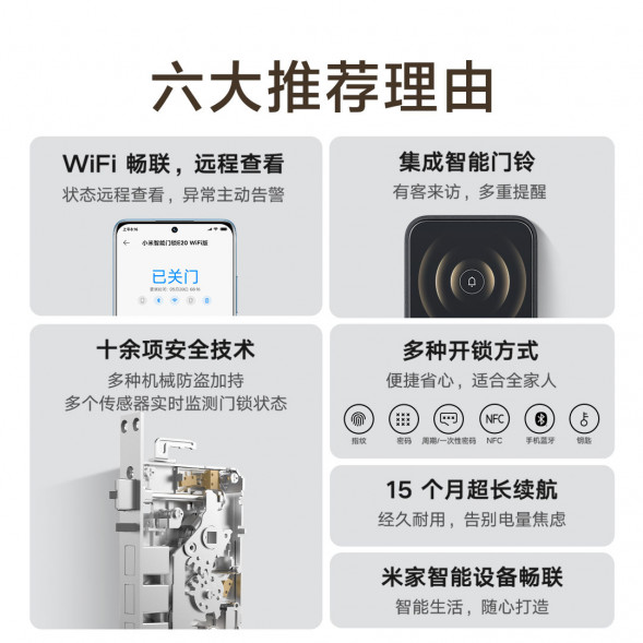 Xiaomi Smart door lock E20 WIFI version 47578
