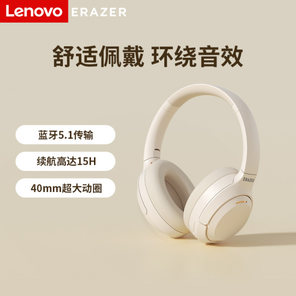 Lenovo Erazer (Head-mounted) Bluetooth Headset-L7 Beige 31115807