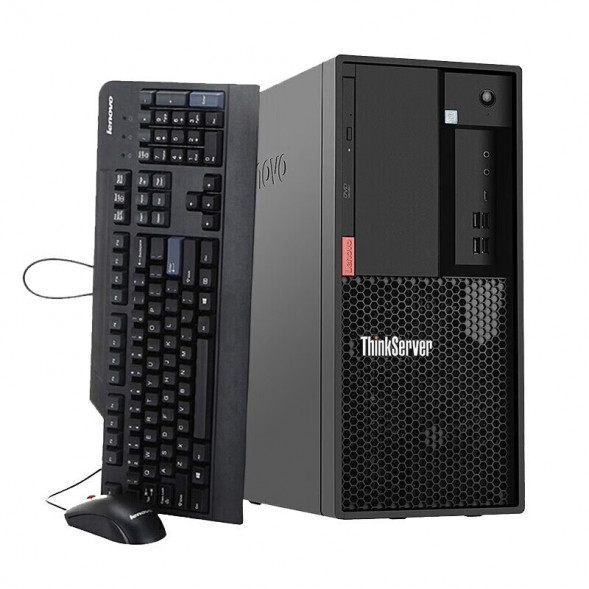 Lenovo ThinkServer TS90X commercial office computer ERP financial system server E-2324G/16G/ 256G+2*4T TS90XRC635