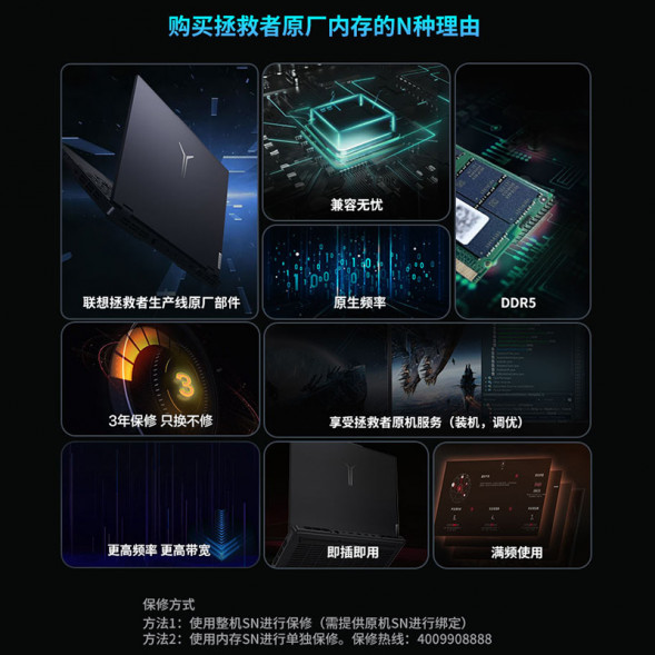 Lenovo DDR5 notebook memory 32G 5600MHz 31117121