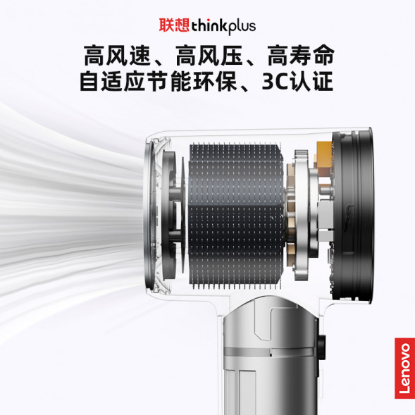 Lenovo Thinkplus high-speed hair dryer HB100 simple white QZY1P00677