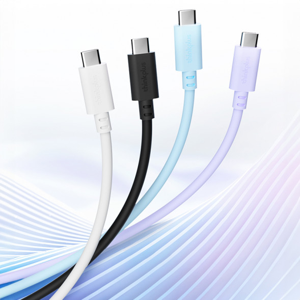 Lenovo Thinkplus USB-C to USB-C original 100W silicone fast charging cable (1.8 meters) black QZ51Q22876