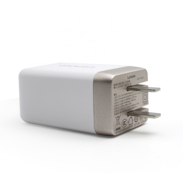 Lenovo 65W Gallium Nitride Three-port Adapter Obsidian Gold CC Cable Set QX21R68114