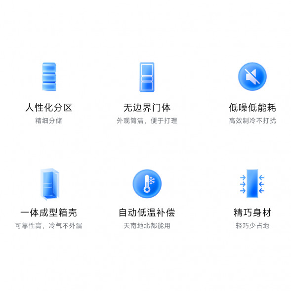 Xiaomi Mijia Three door refrigerator 215L silver 29102