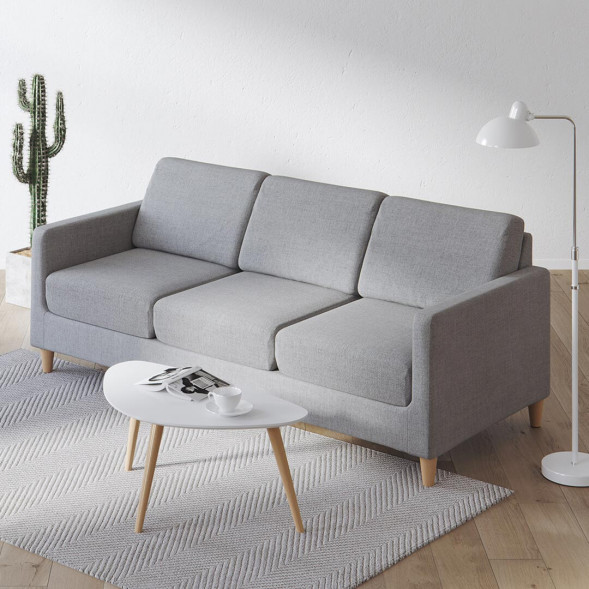 Xiaomi 8H Independent pocket spring fabric sofa dark gray 3 persons 16667