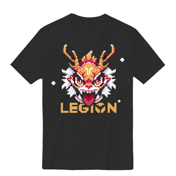 Lenovo Legion T-Shirt Pixel Dragon (Black) Size S QX41Q40001